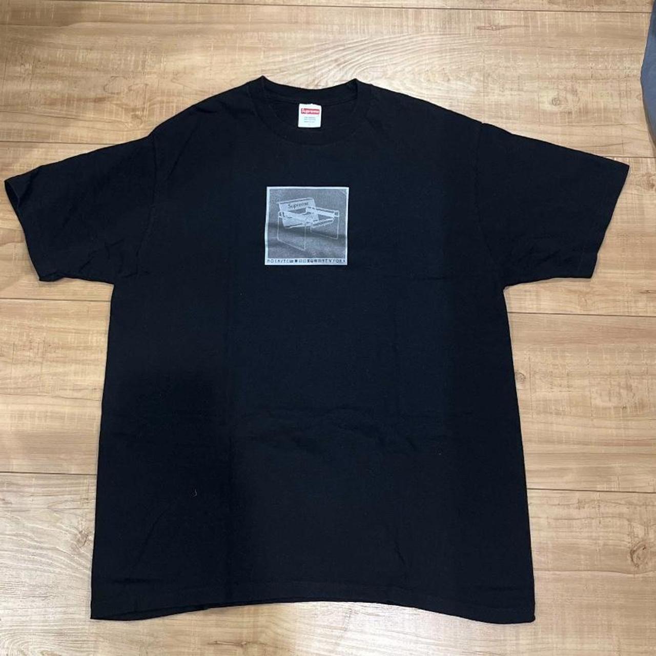 T shirt supreme top noir