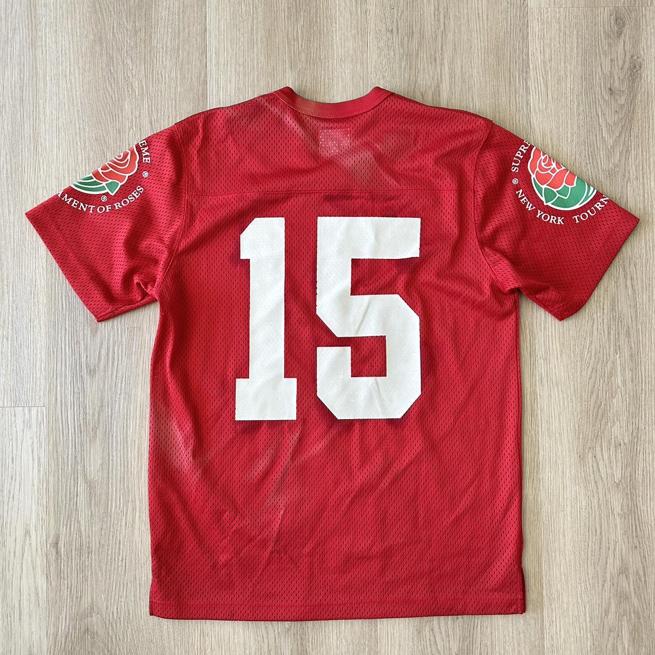 Supreme TOURNAMENT OF ROSES Football RED Jersey SZ