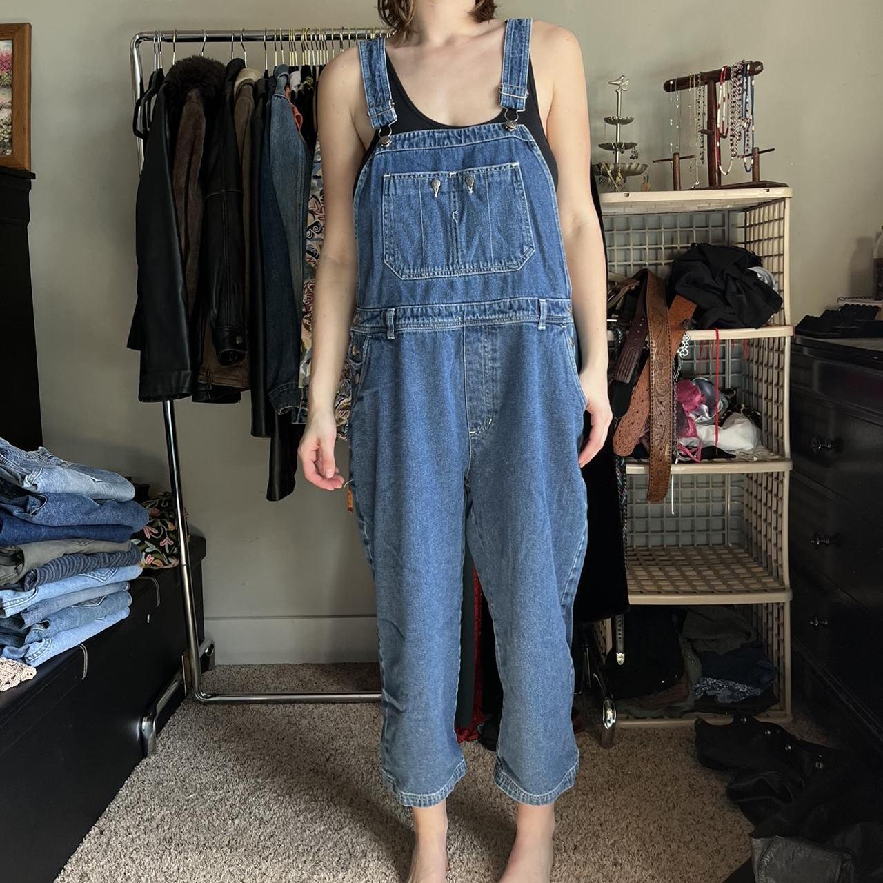 Cherokee Women S Blue Dungarees Overalls Depop