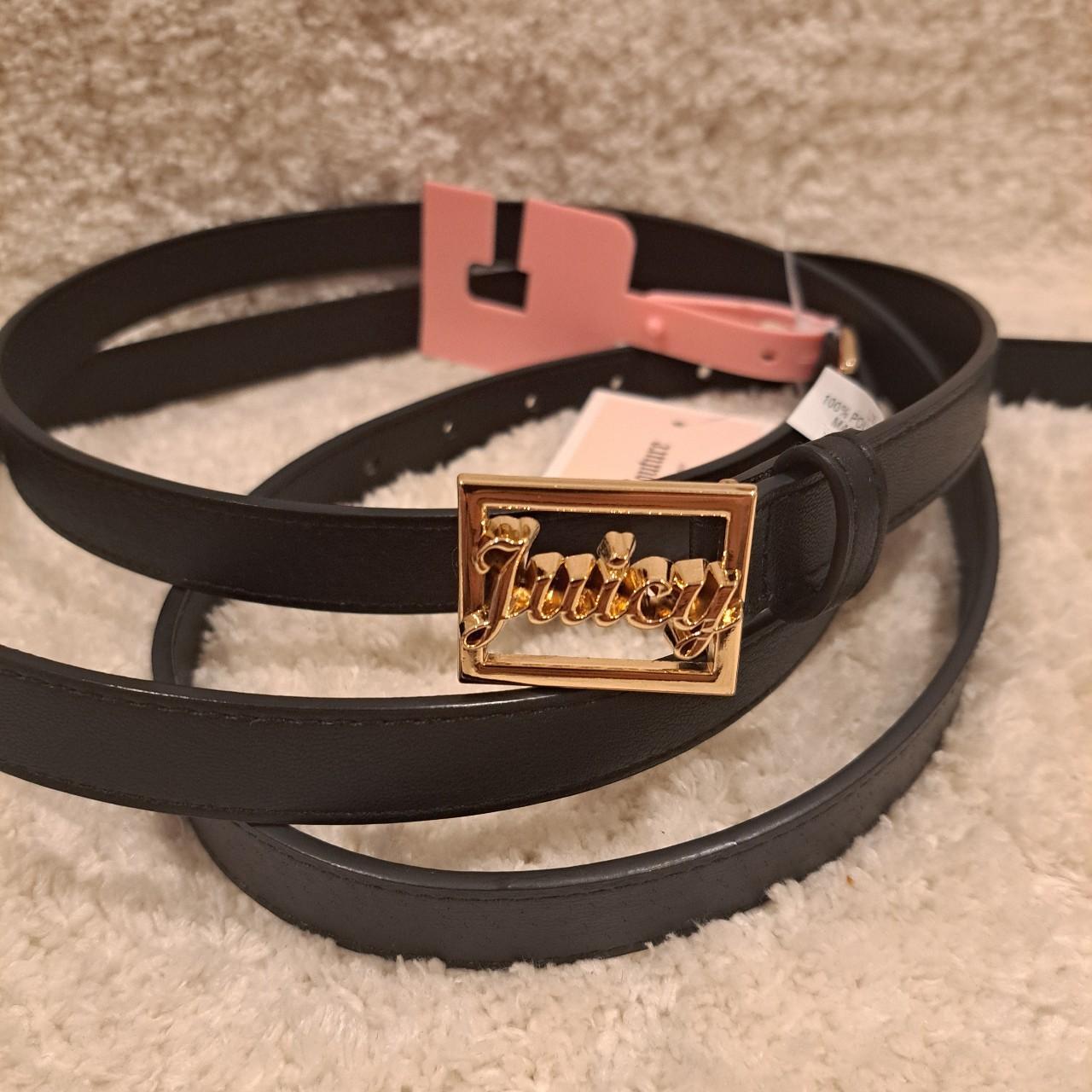 Vintage Juicy Couture Juicy Royal top Genuine Leather Belt