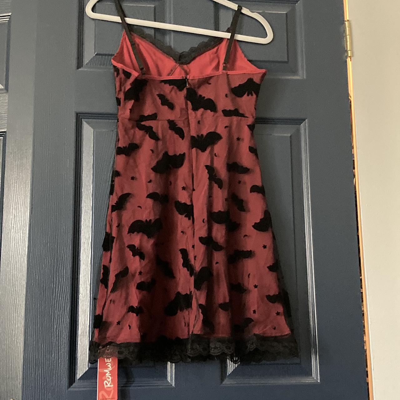 Romwe Women's Red and Black Dress (2)