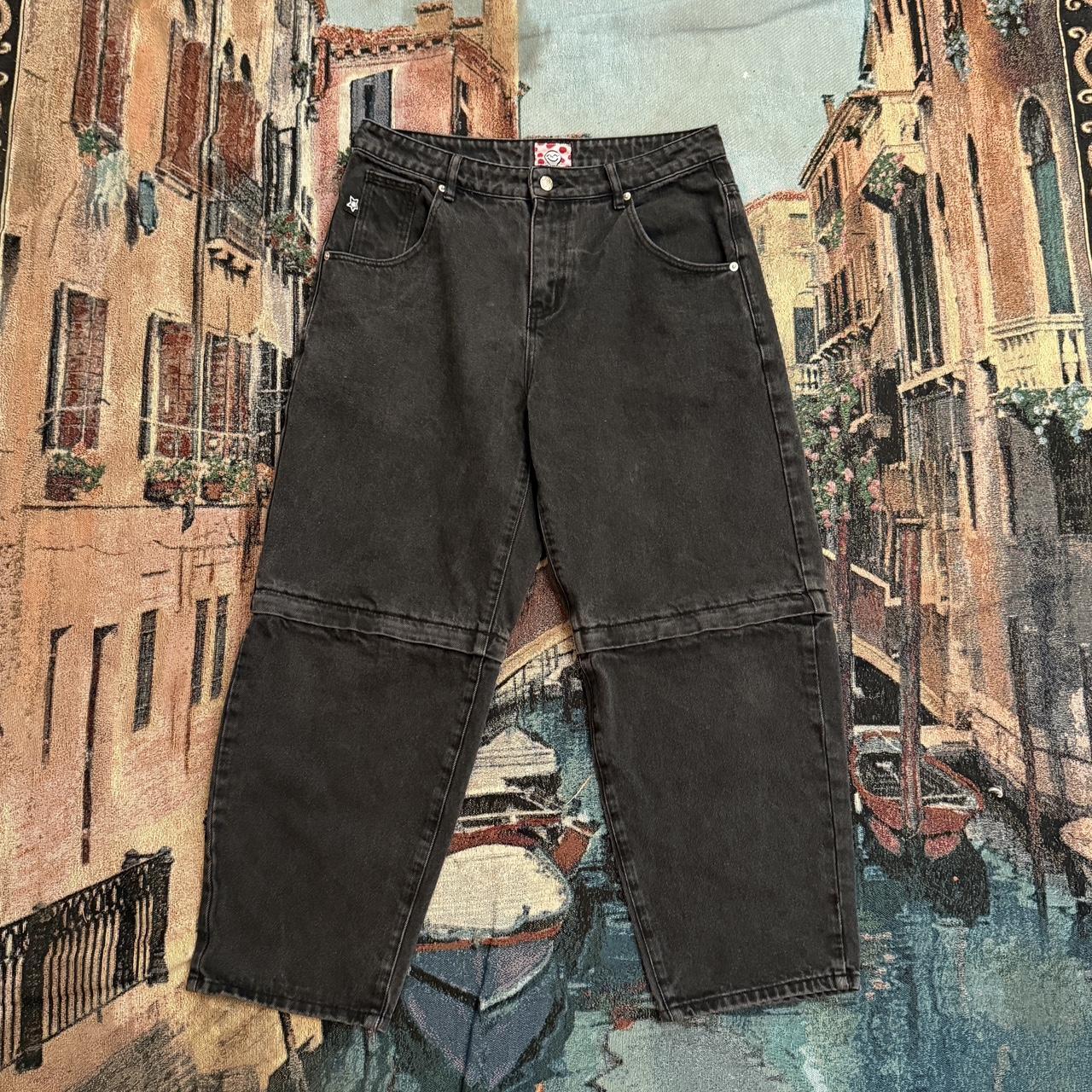 パンツ Star team Zip off Denim 34inch Starteam Star Zip Off Carpenter Jeans Black | BONKERS