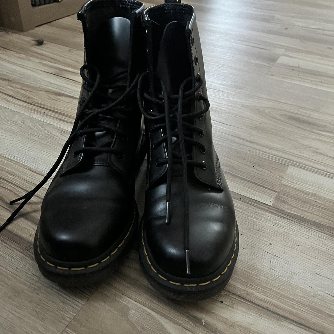 really cute doc martens 1460 lace up boots. they can... - Depop