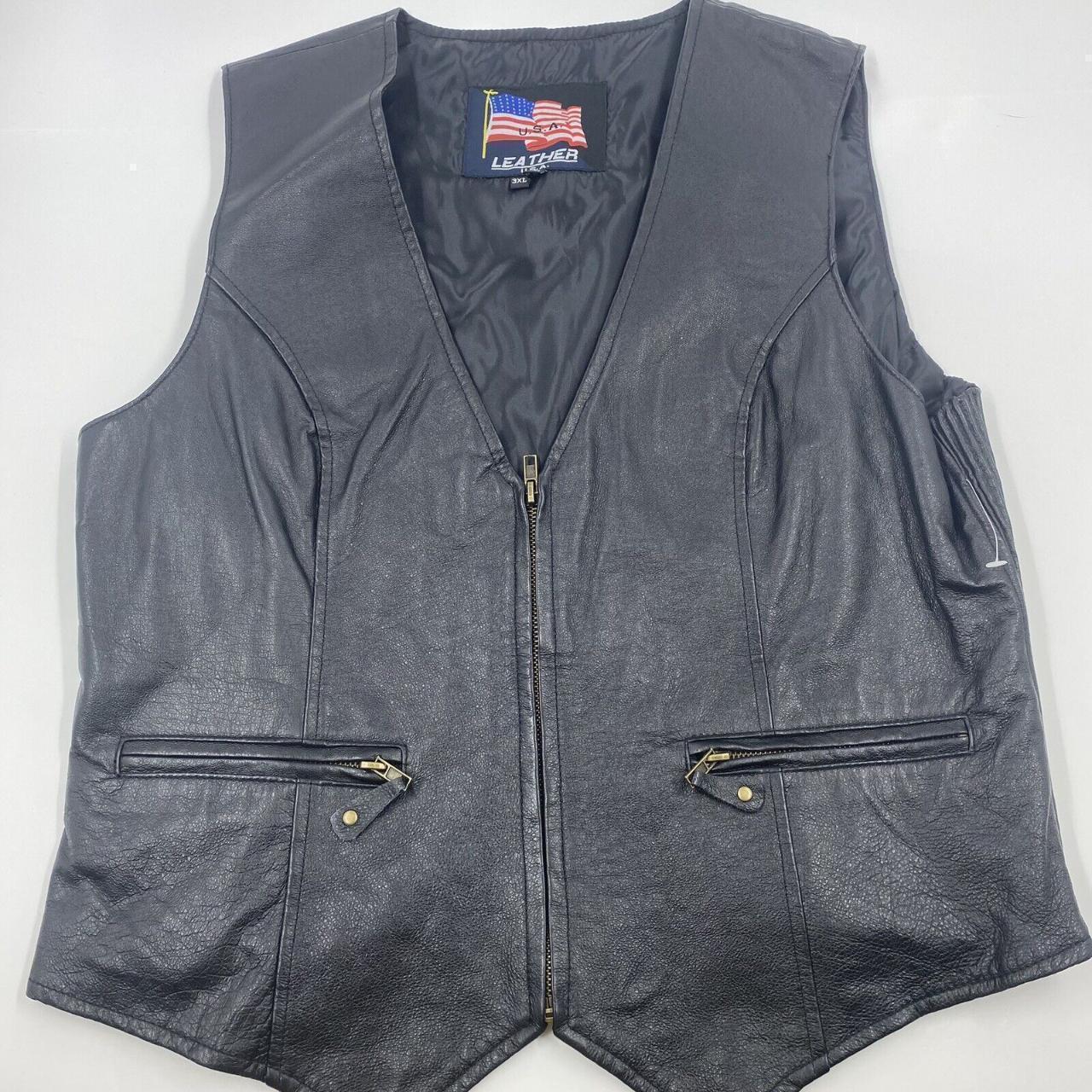 3x 2024 leather vest