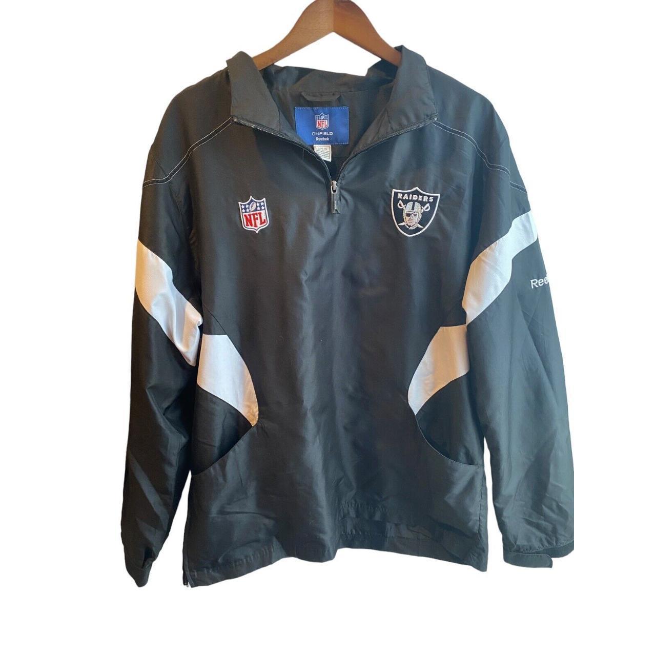 Reebok, Jackets & Coats, Nfl Las Vegas Oakland Raiders Stitched Winter  Jacket Size Xl Brand Reebok