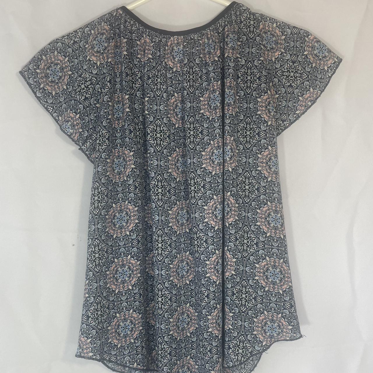 philosophy Women's Blue Blouse | Depop