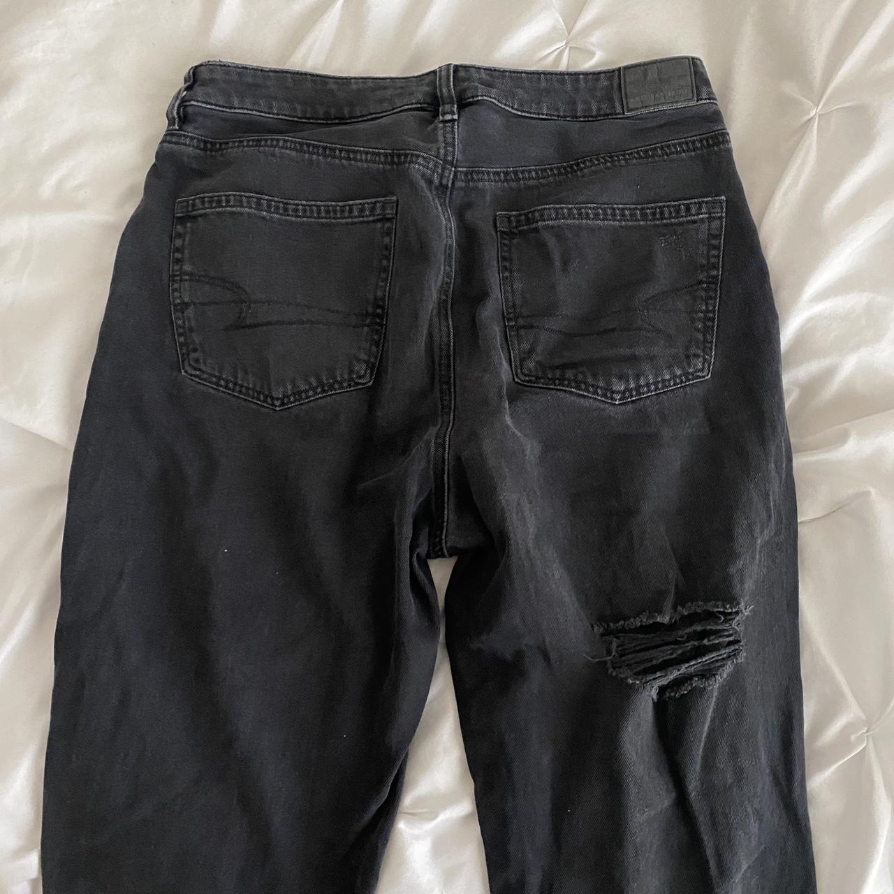 American Eagle Women's Black Jeans Depop