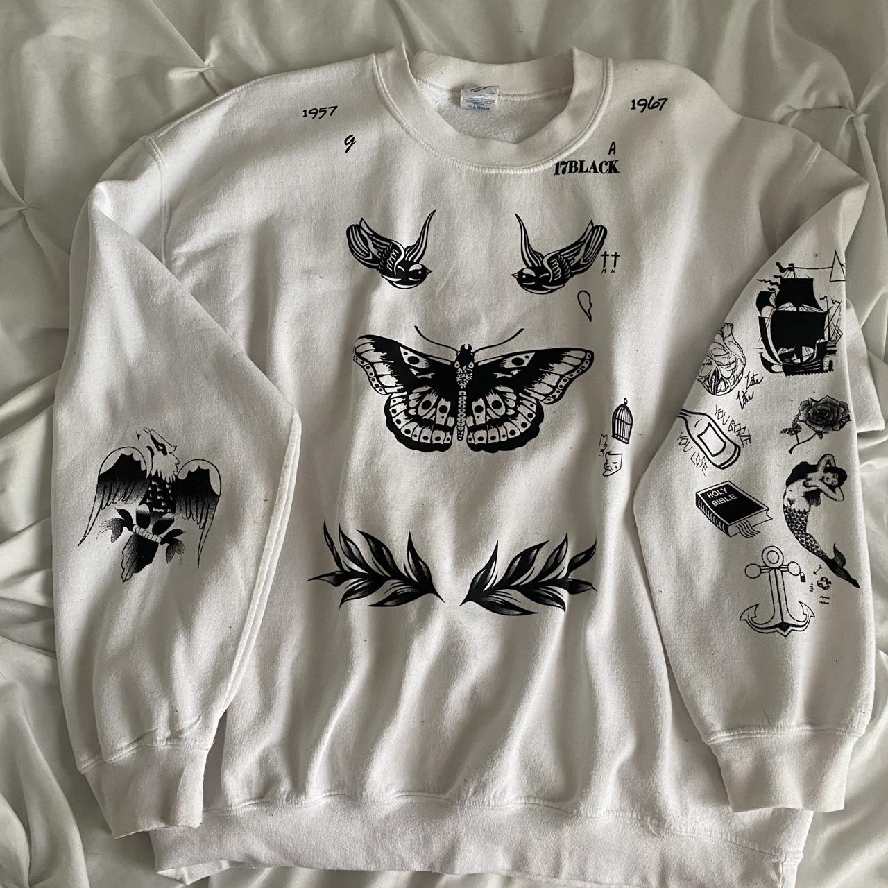 Harry styles 2024 tattoo sweatshirt