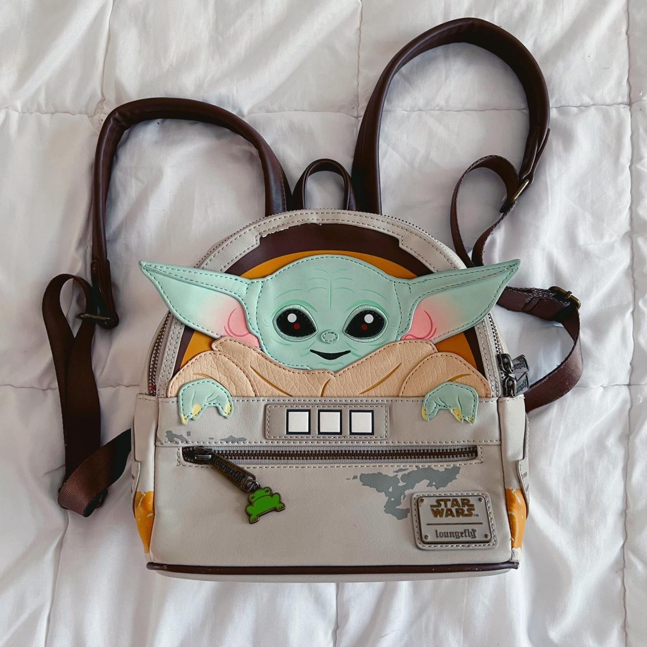 🐸 STAR WARS The Mandalorian Loungefly Baby Yoda... - Depop