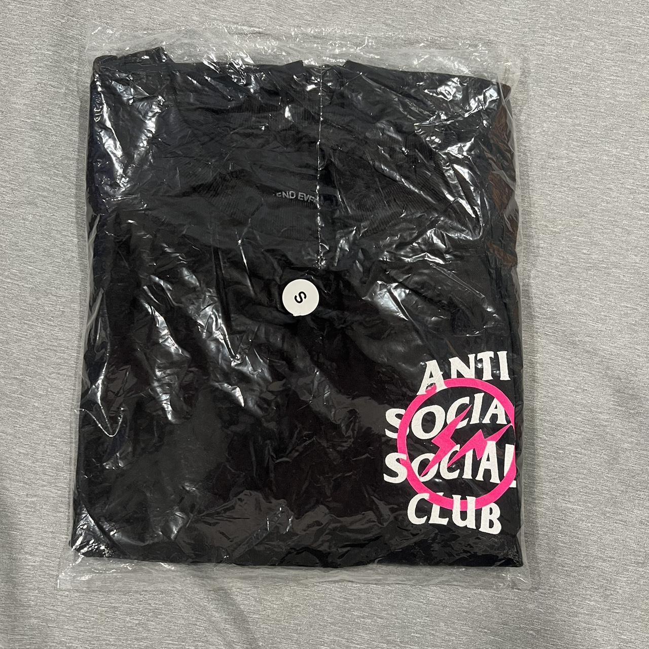 Anti Social Social Club Fragment Pink Size Small and... - Depop