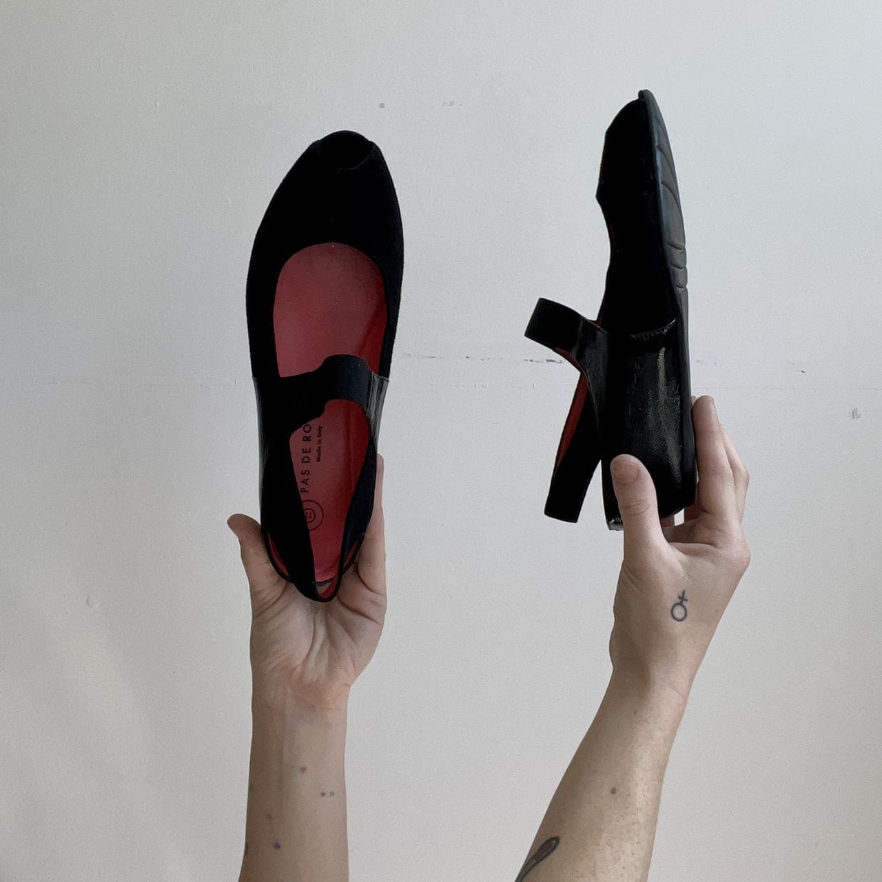 Pas De Rouge • velvet ballet flats Size:... - Depop