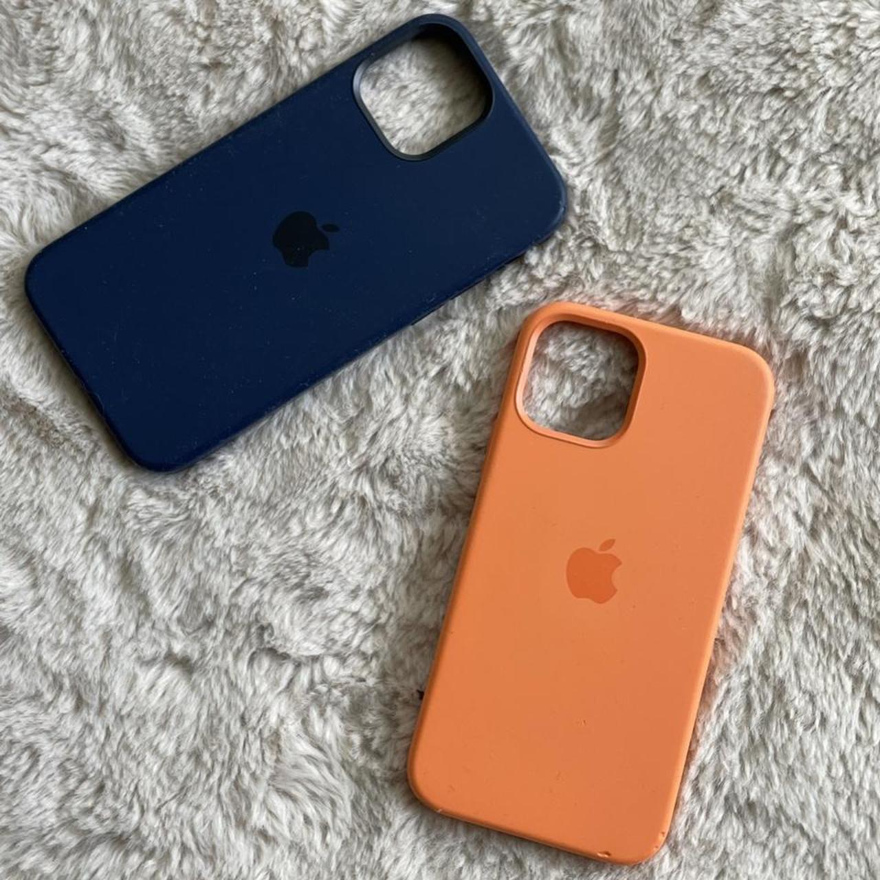 Apple Navy and Orange Phone-cases