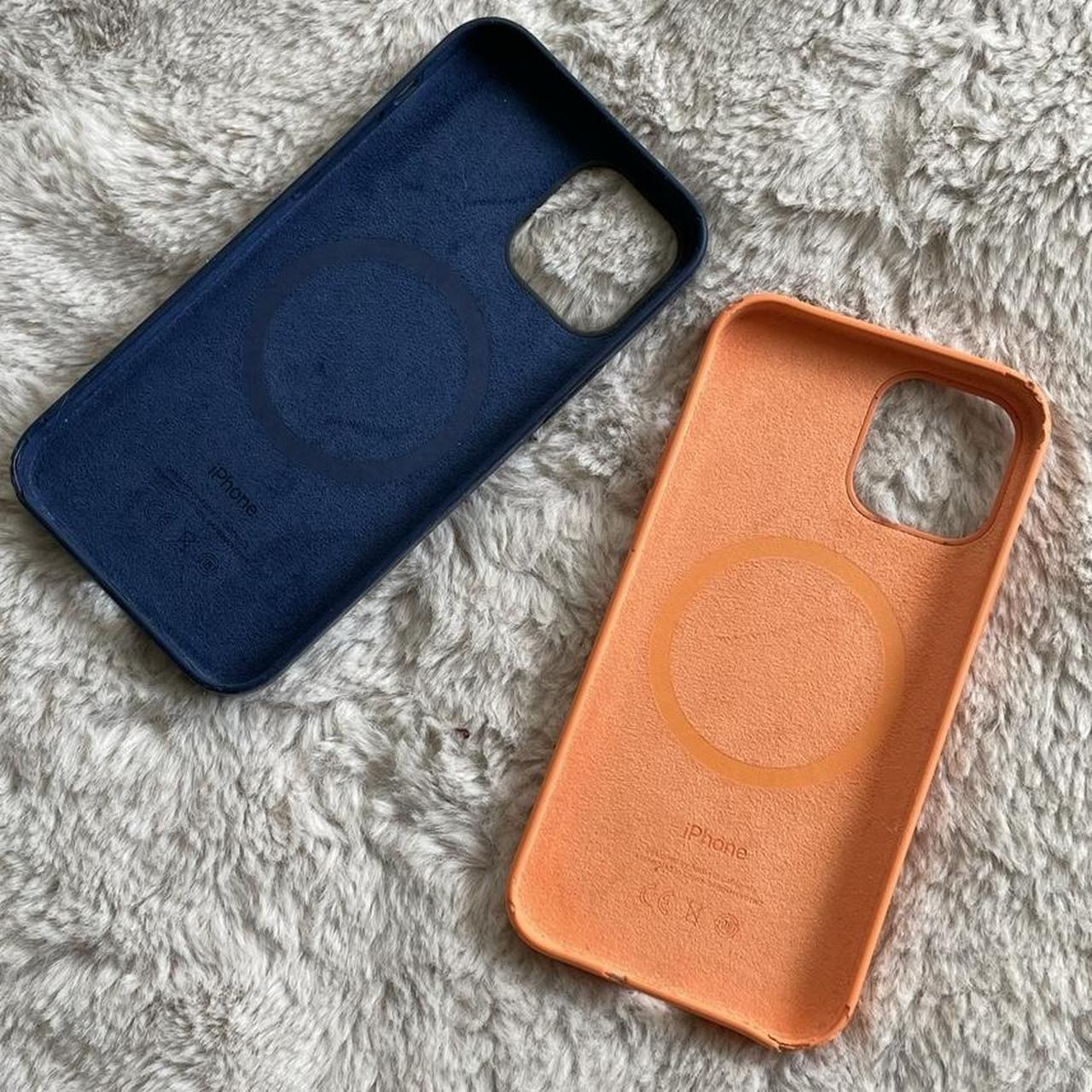 Apple Navy and Orange Phone-cases (2)