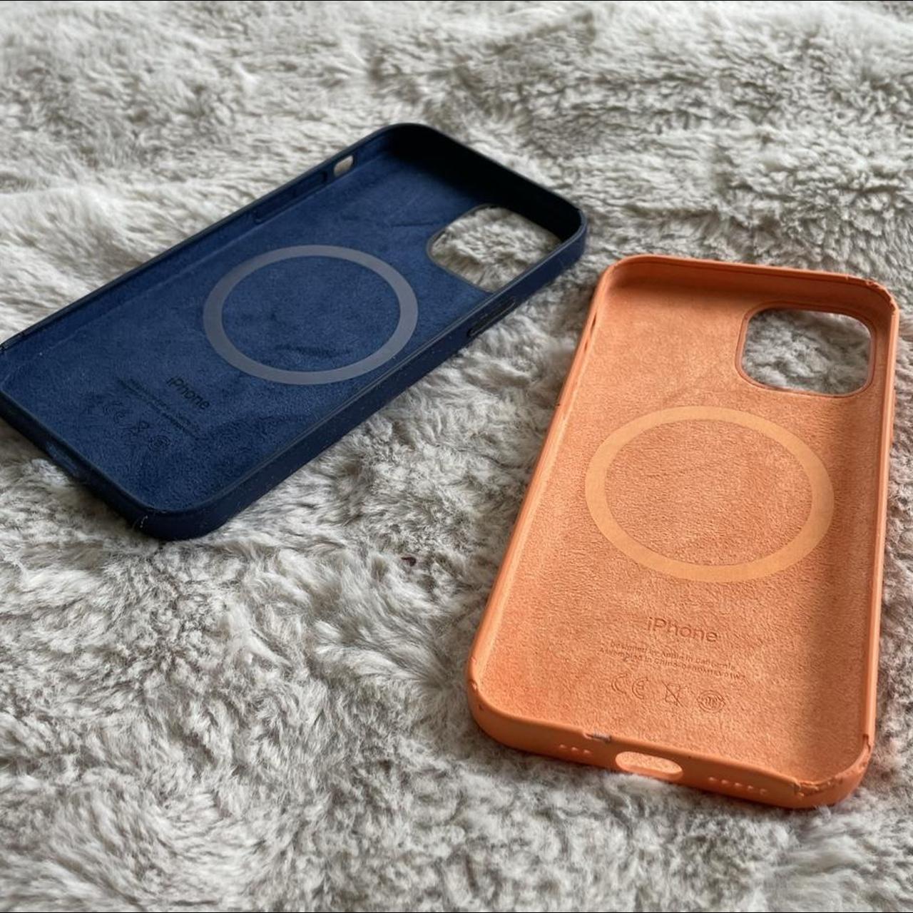 Apple Navy and Orange Phone-cases (3)