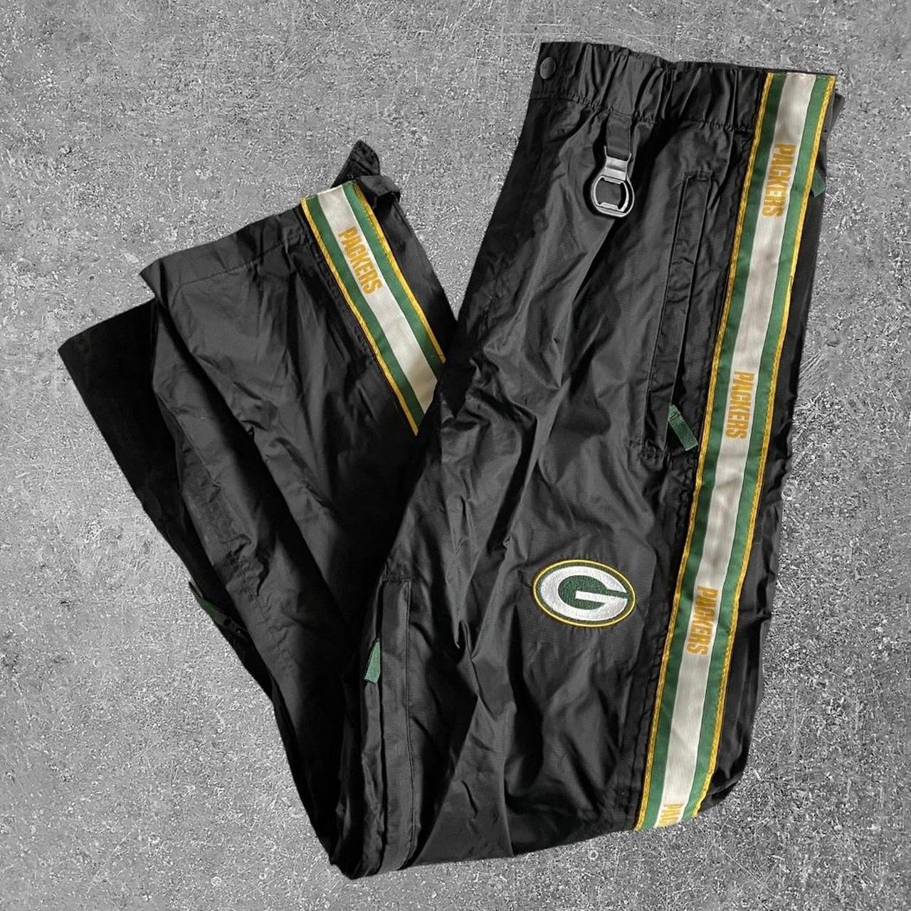 Vintage green bay packers sweat pants Team - Depop