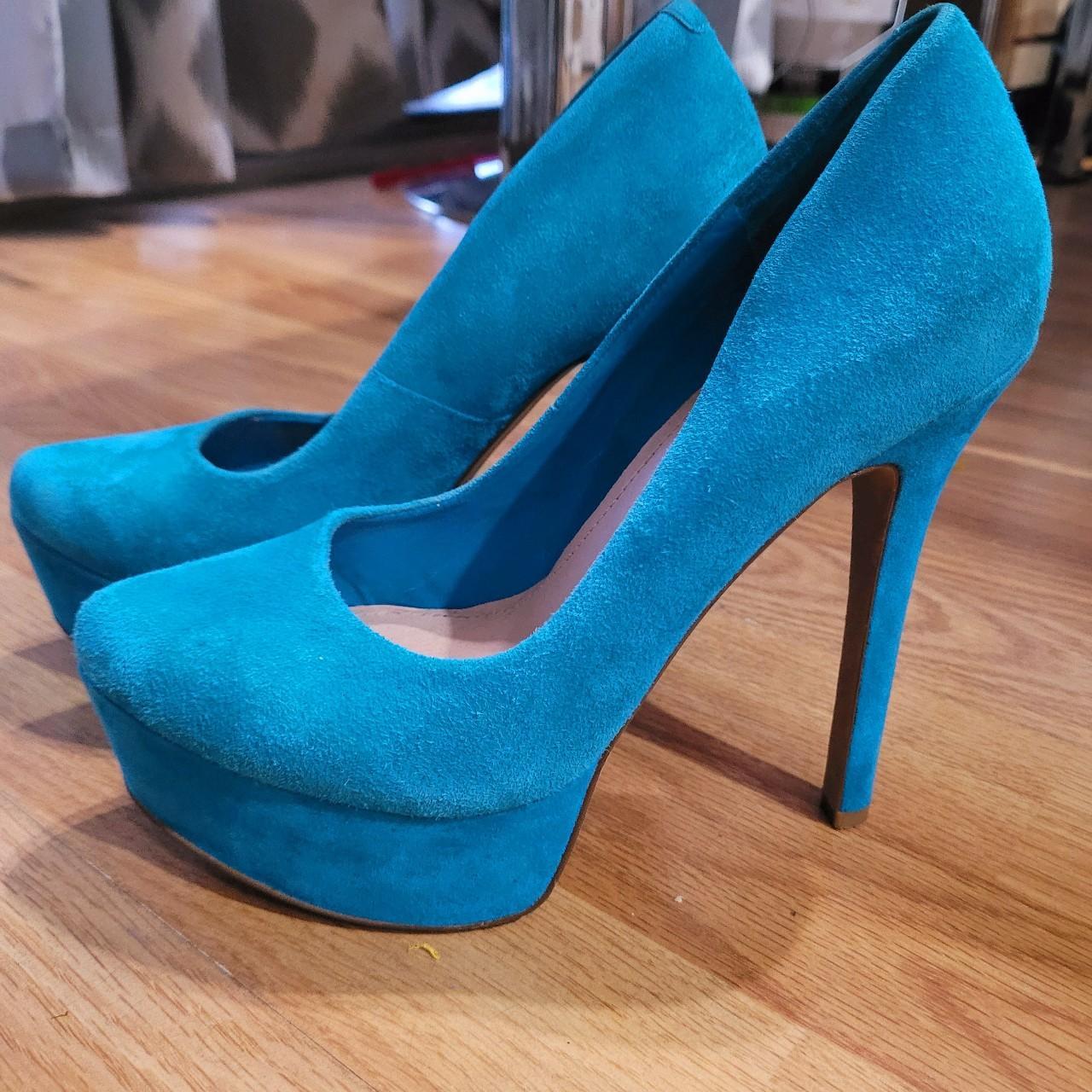 Jessica Simpson Women's Blue Footwear | Depop