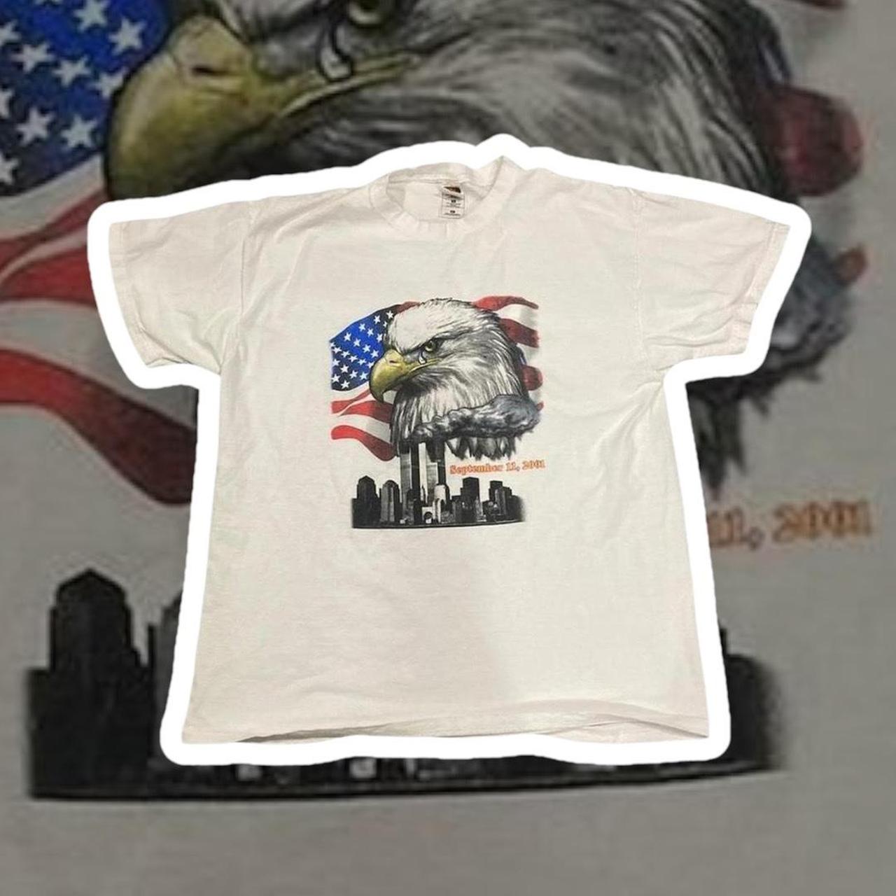 9/11 Crying Bald Eagle T-shirt #9/11 #baldeagle... - Depop