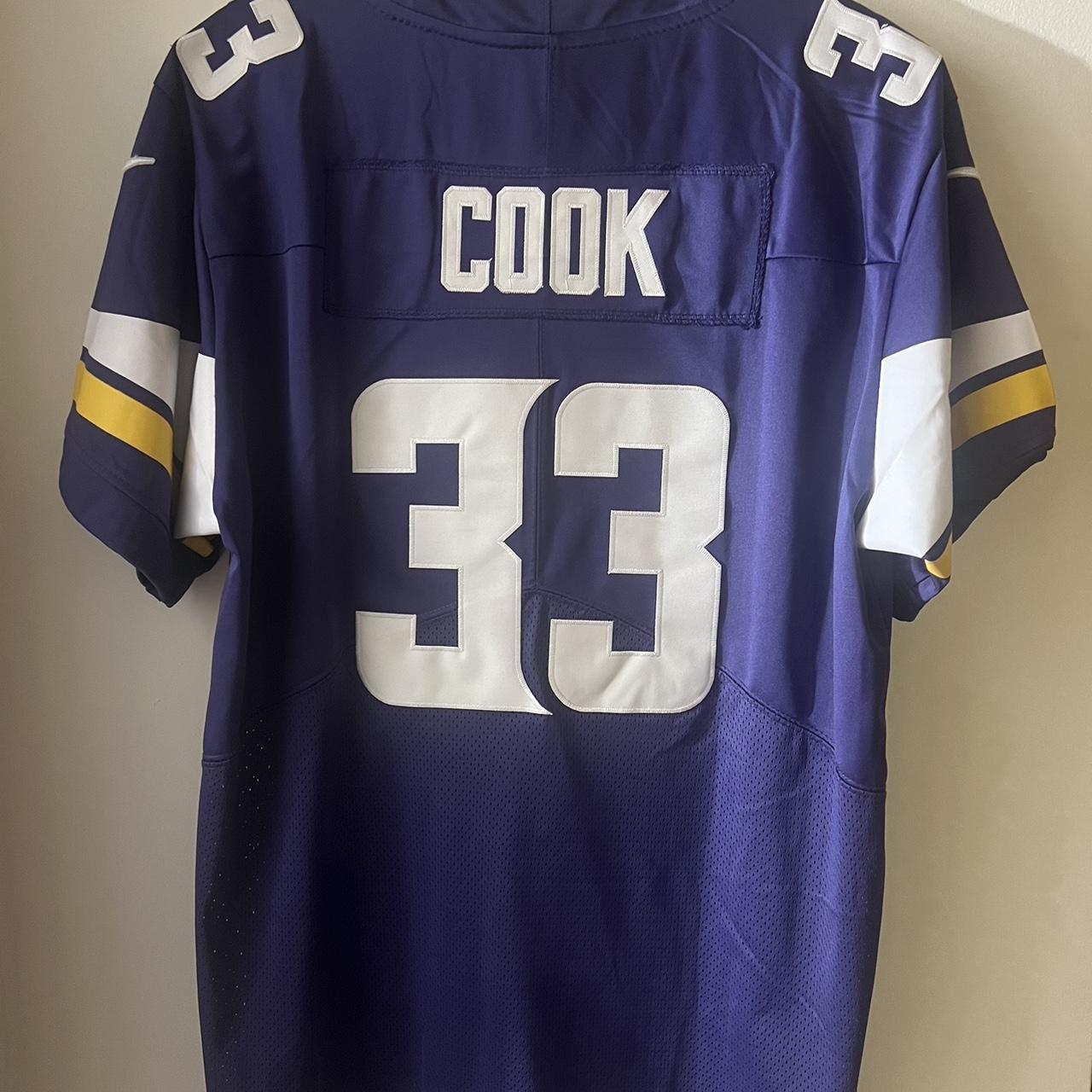 Nike Minnesota Vikings NFL Football Dalvin Cook #33 Jersey Mens Small  Purple