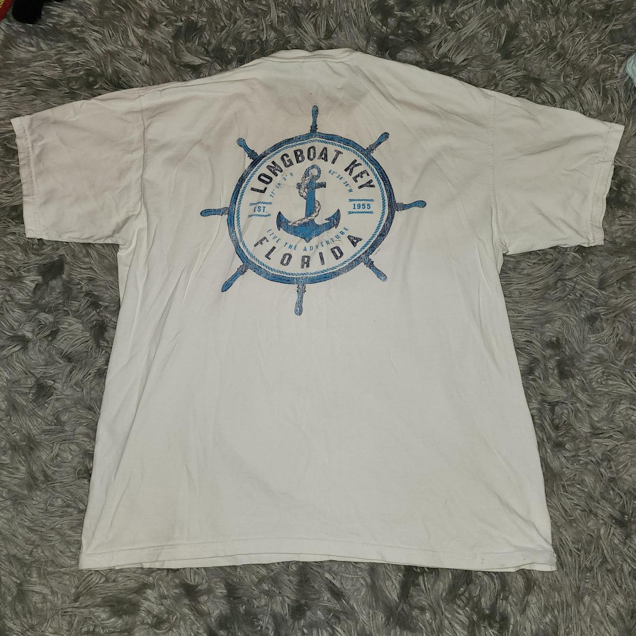 Longboat Key Florida T-Shirt Minor stain on the front - Depop