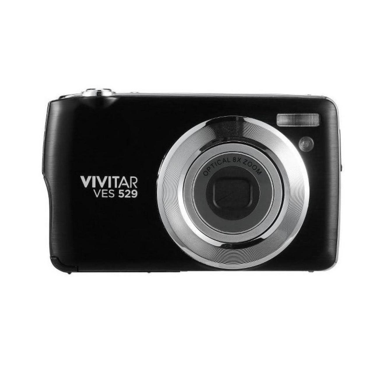 vivitar ves 529 black digital camera, 16mp optical... Depop