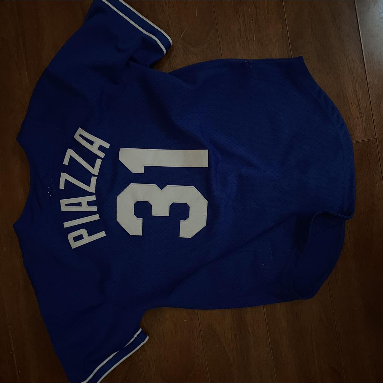 Vintage Starter Mike Piazza Los Angeles Dodgers - Depop