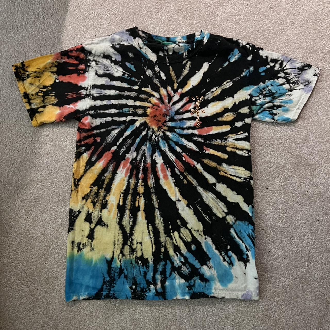 Travis Scott Highest in the room tye dye tee - Depop