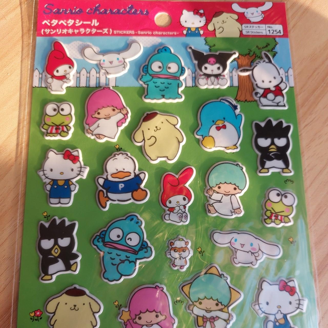 Sanrio Stickers Badzt Maru, Pompompurin, Tuxedo... Depop