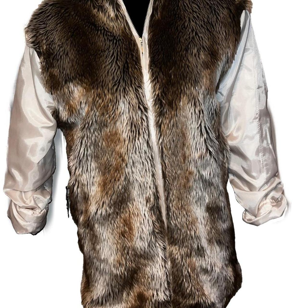 FAUX FUR CREAM JACKET Tags are missing don’t have... - Depop