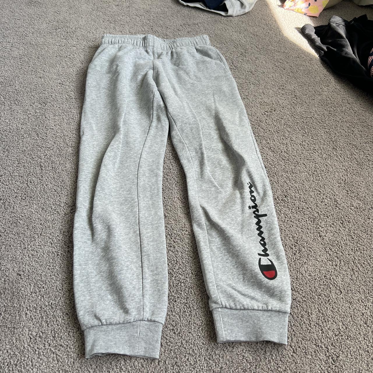 Grey champion trackies Must pay for shipping aswell xx - Depop