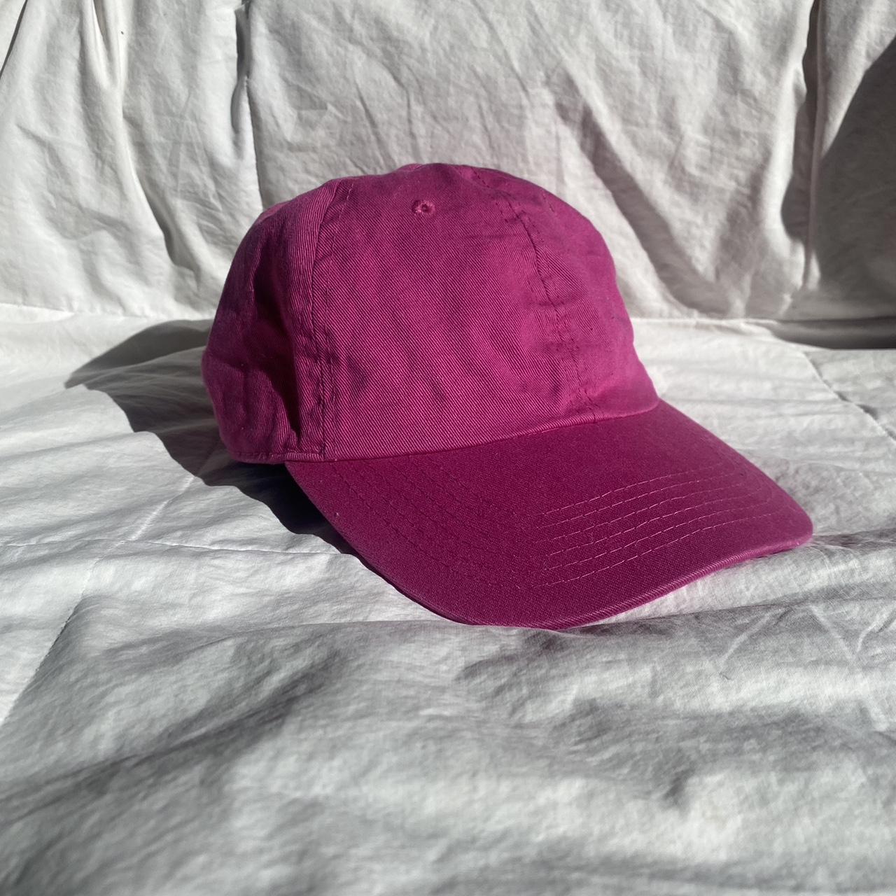 Pink cap, Newhattan brand Good quality, no wear or... - Depop