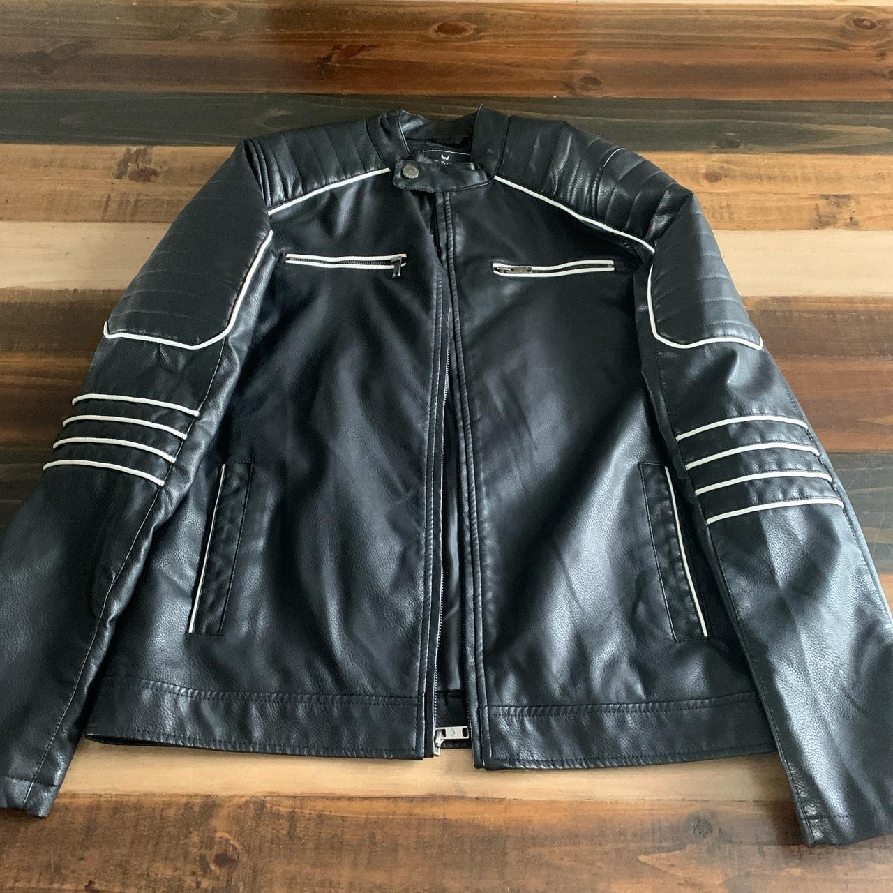 NICK DANGER LEATHER JACKET MEN SIZED M... - Depop