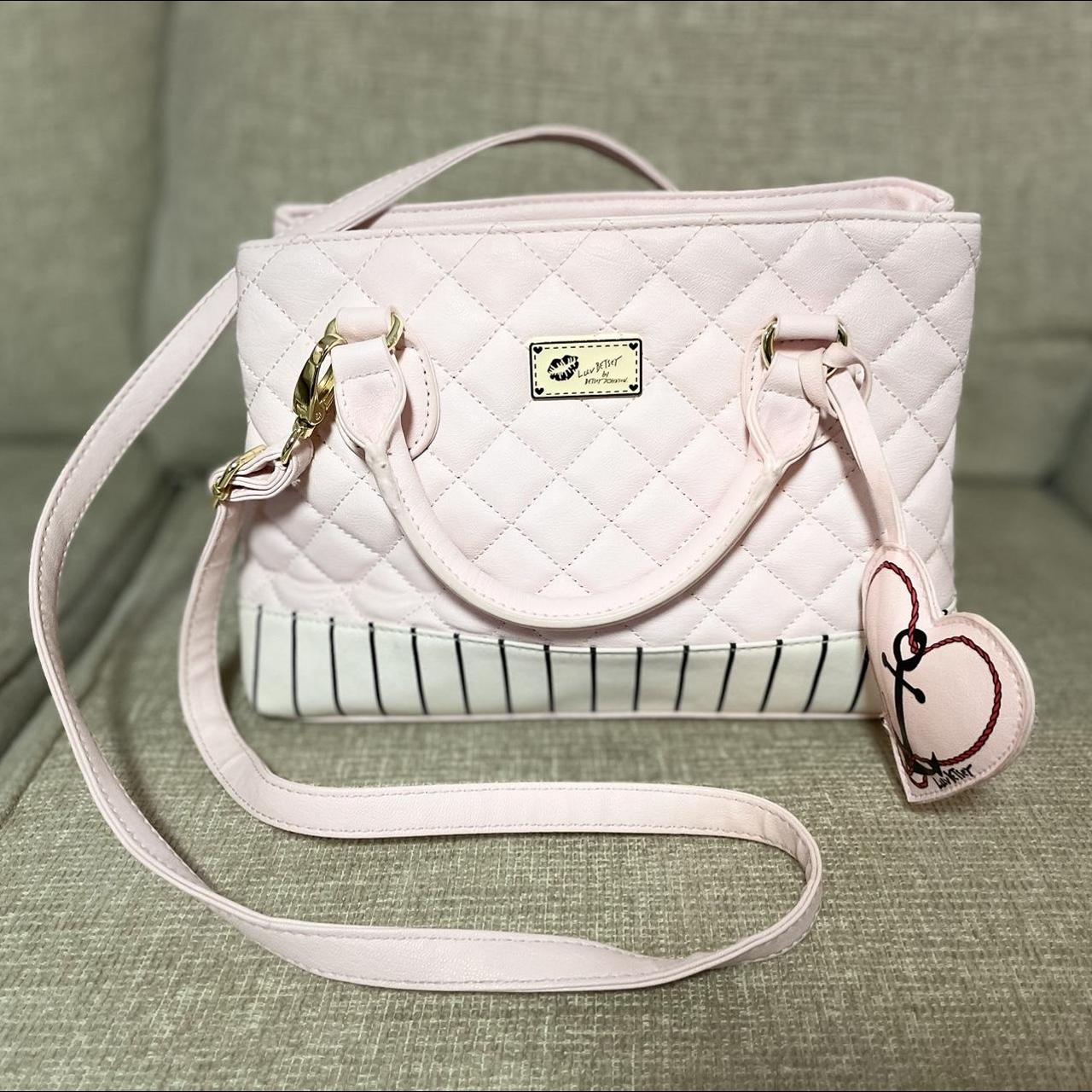 Betsey johnson pink purse online