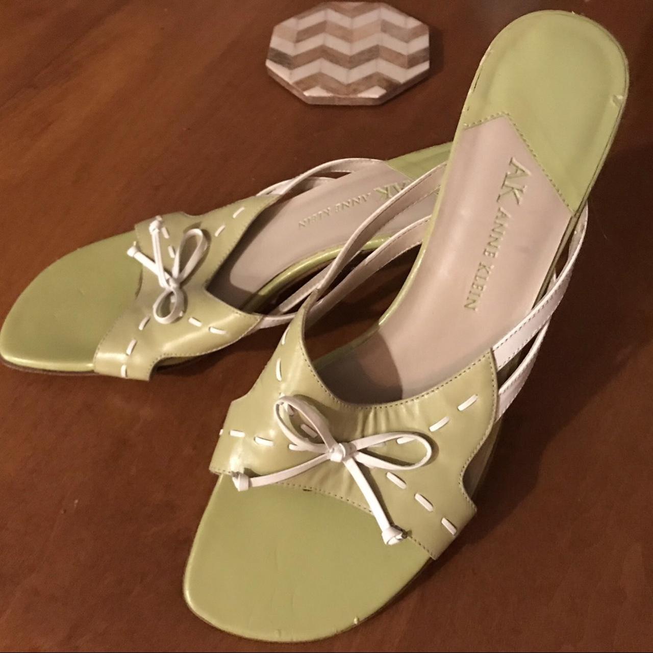 Anne Klein Women's Green Sandals