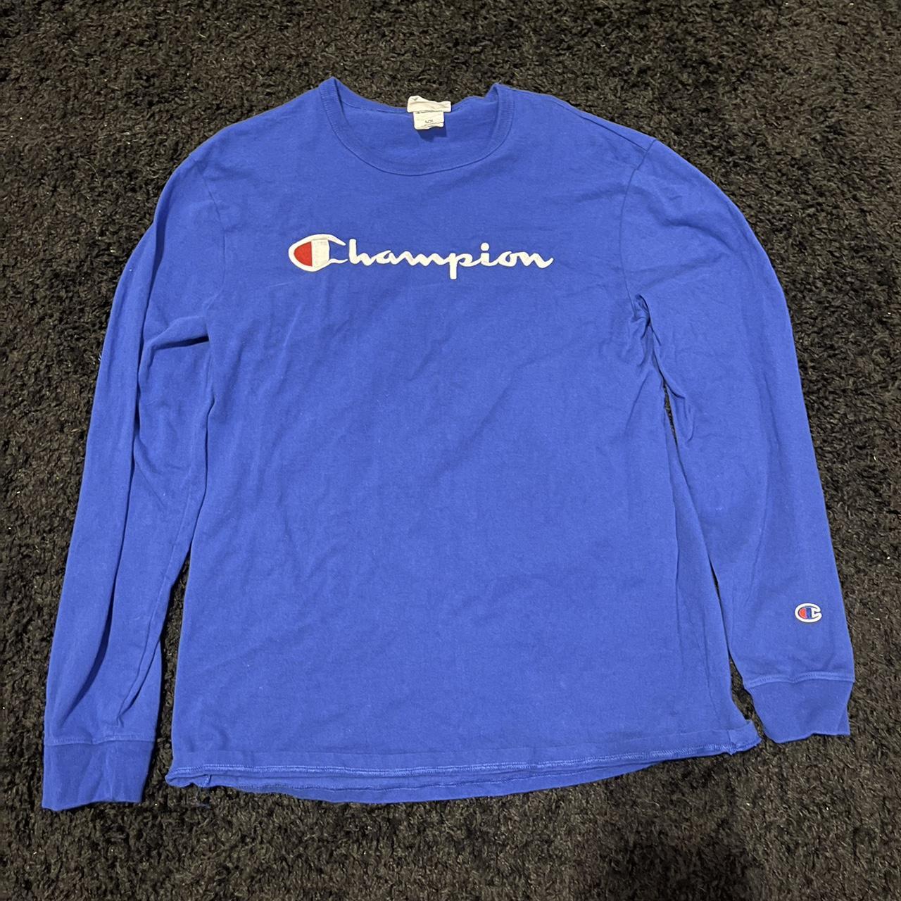 Champion Men's T-Shirt - Blue - L