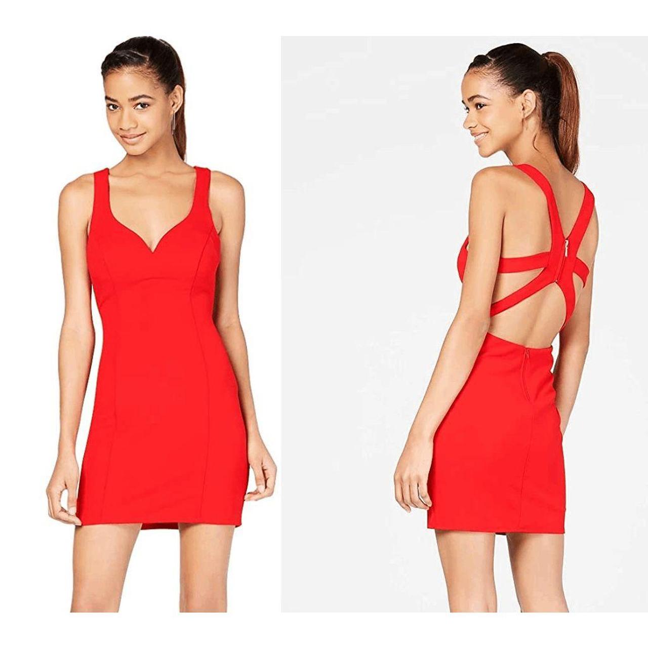 B darlin red clearance dress