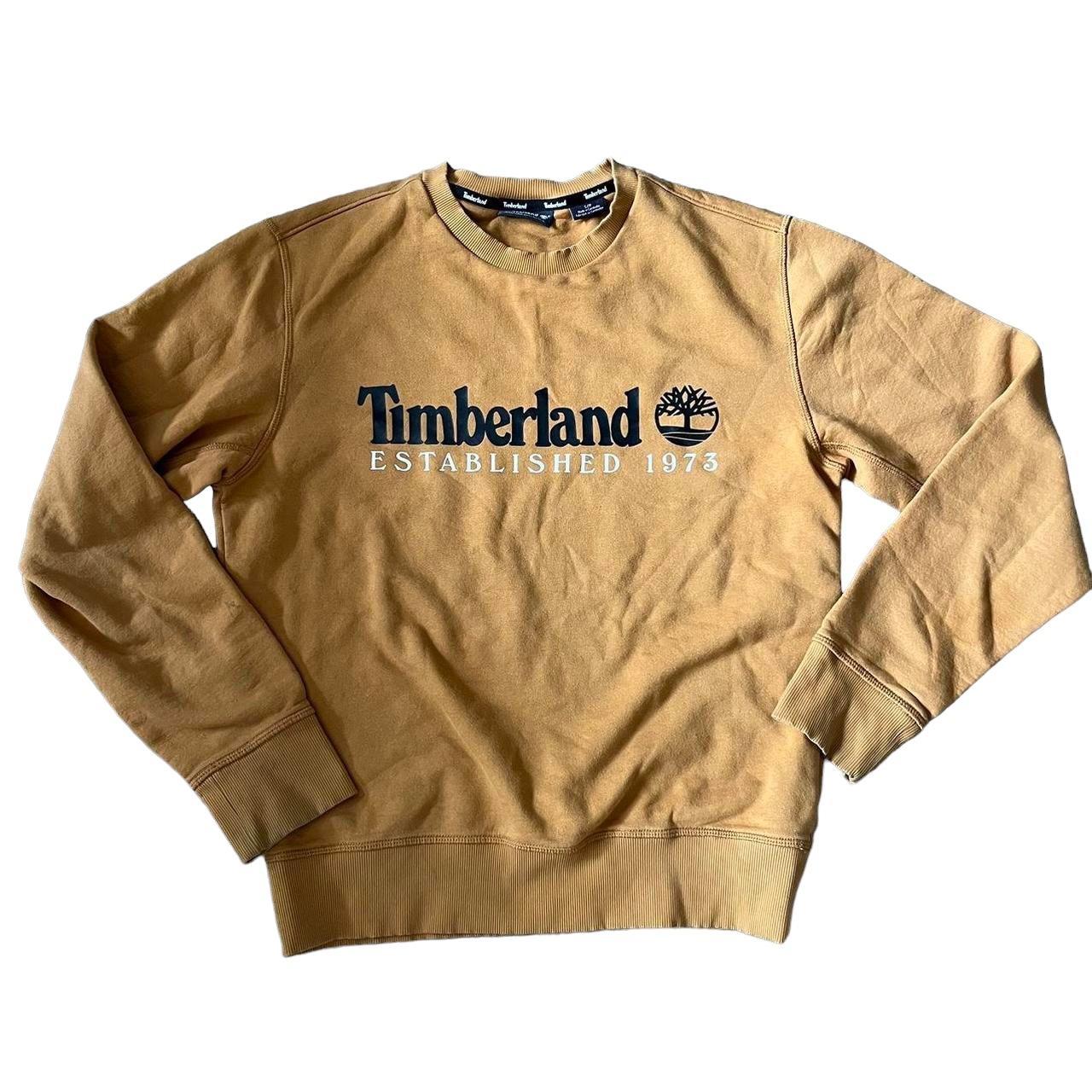 Timberland Crewneck Size S Pit 21” Length 24” One... - Depop