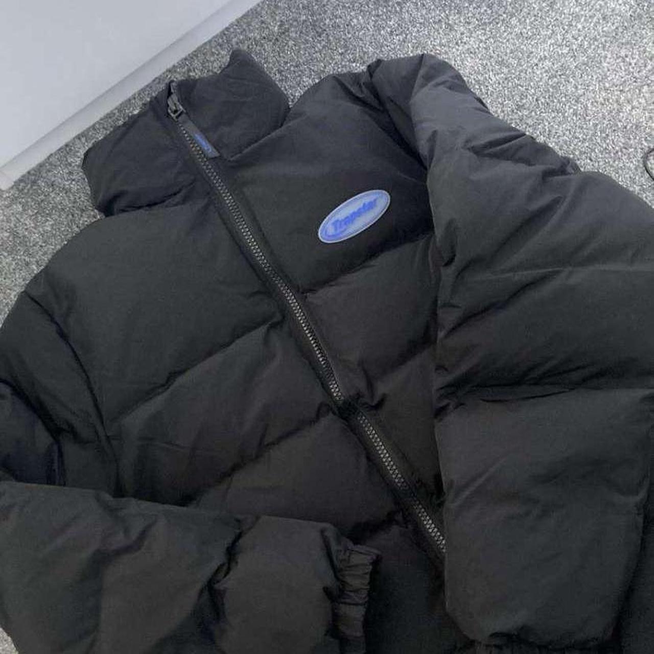 Black Trapstar Puffer Jacket No Hood Limited Edition!! Depop
