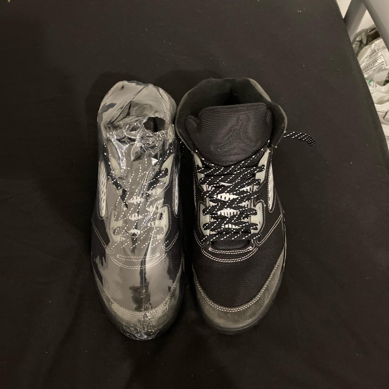 Jordan 5 anthracites - worn only once, replaced... - Depop