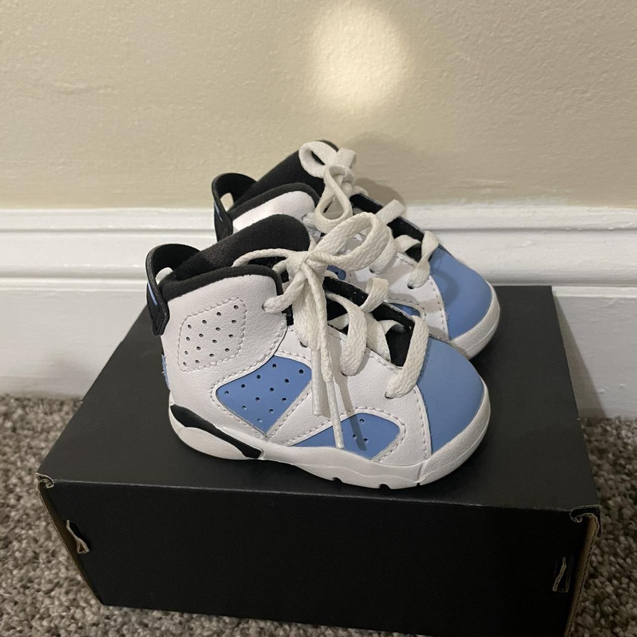 white and blue jordans 2021