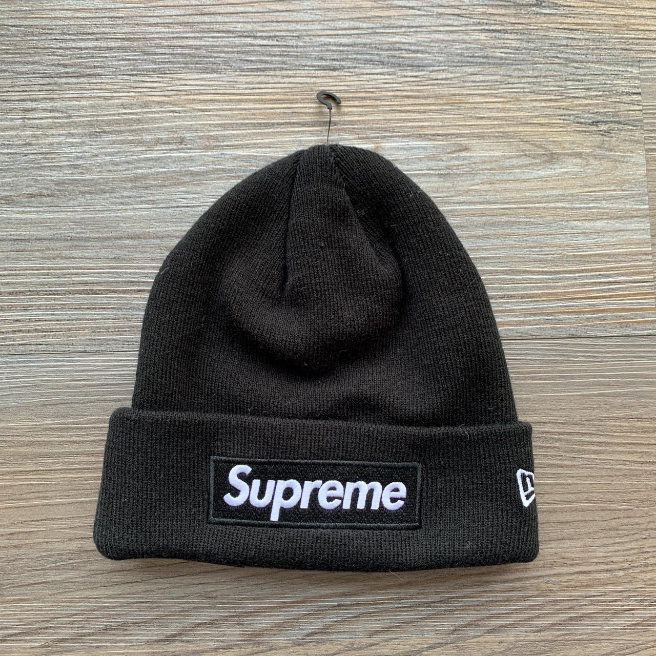 Supreme FW21 New Era Box Logo Beanie Bought from... - Depop