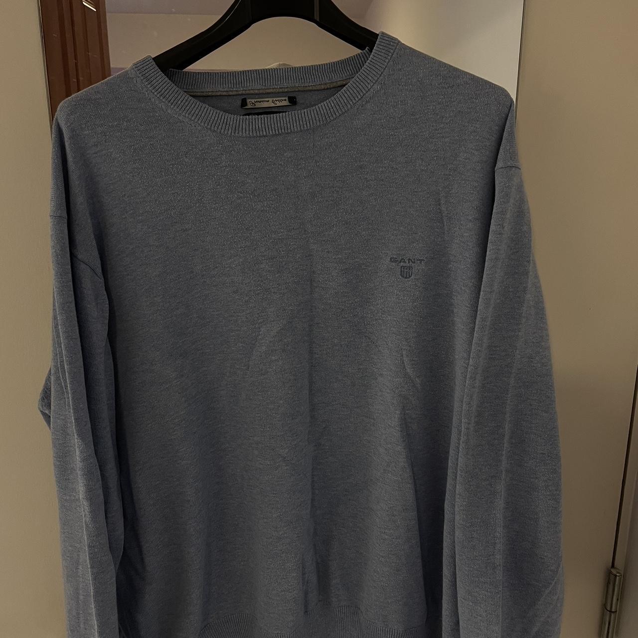 Really nice gant sweatshirt, in light blue, the size... - Depop