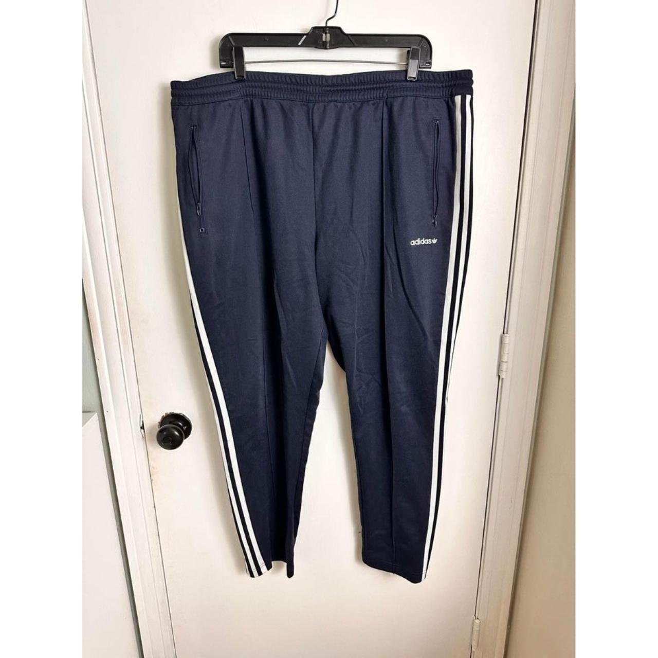 Adidas Navy Blue Sweatpants Size 2x #667 - Depop
