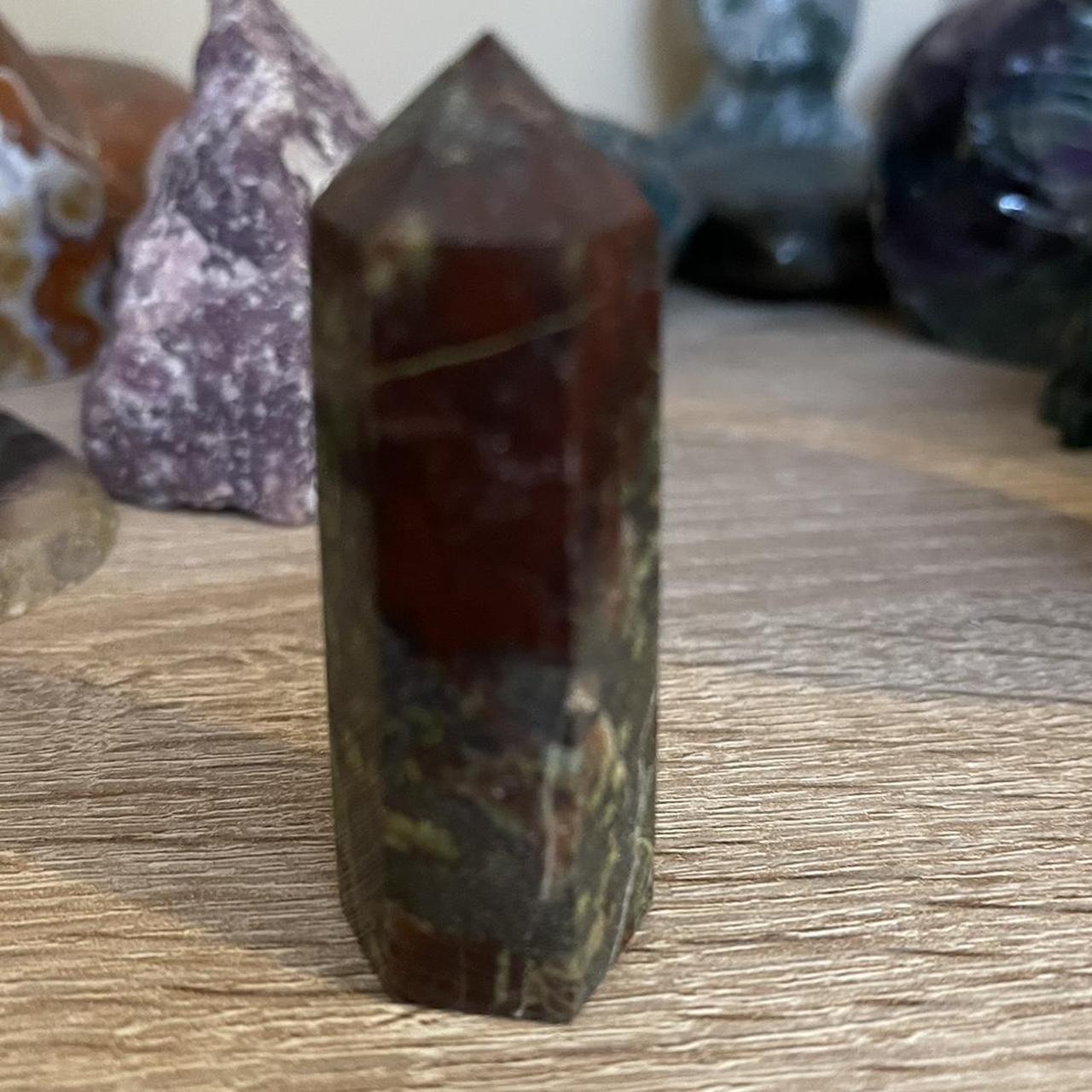 Ruby with Zoistite tower Ruby Zoisite has a strong... - Depop