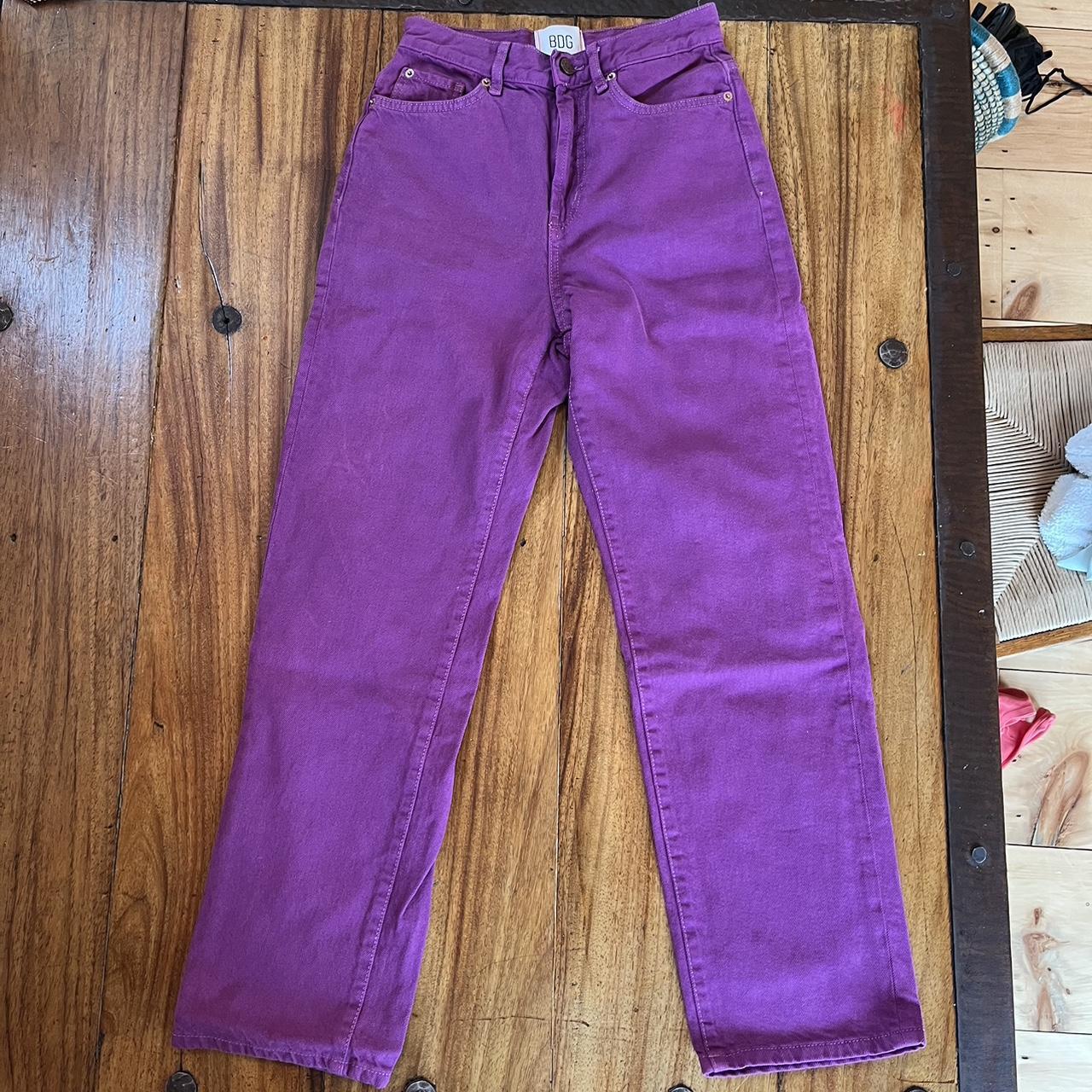 BDG Women's Purple Jeans | Depop