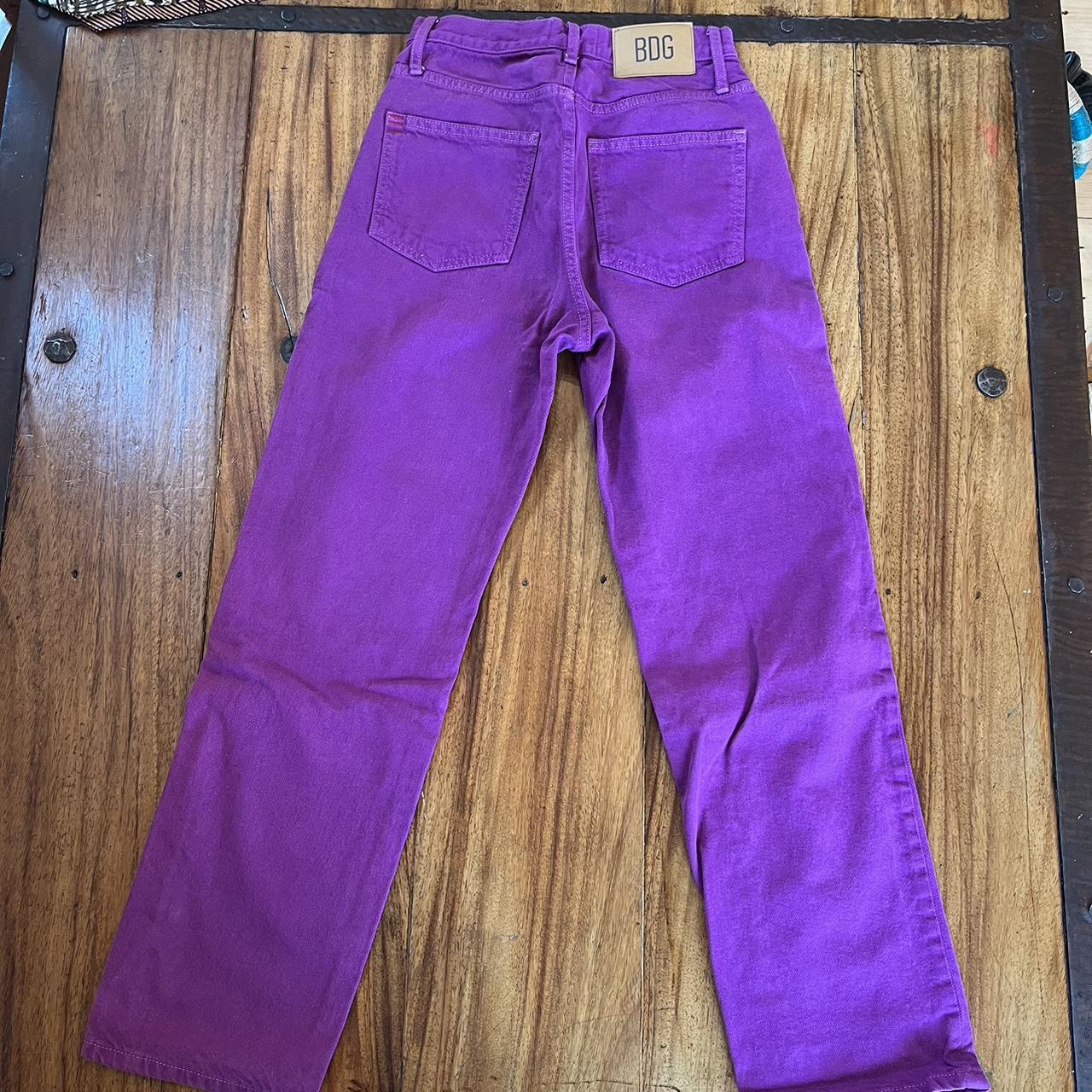 BDG Women's Purple Jeans Depop
