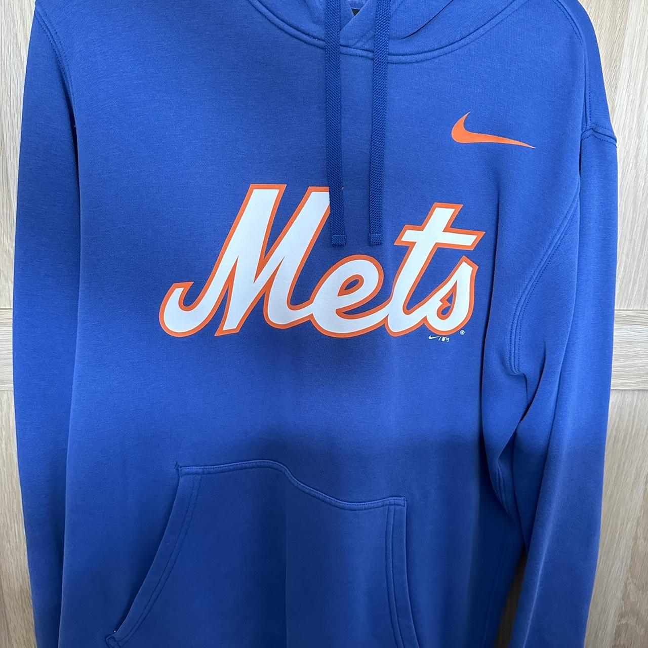 Mets NY baseball sweatshirt hoodie Worn but in good - Depop