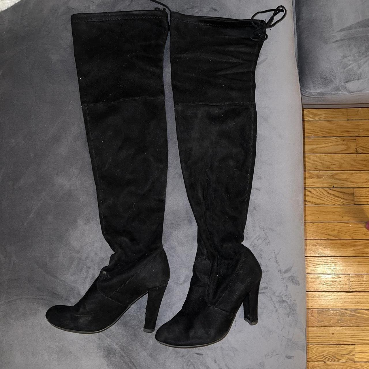 Steve madden suede sale over the knee boots