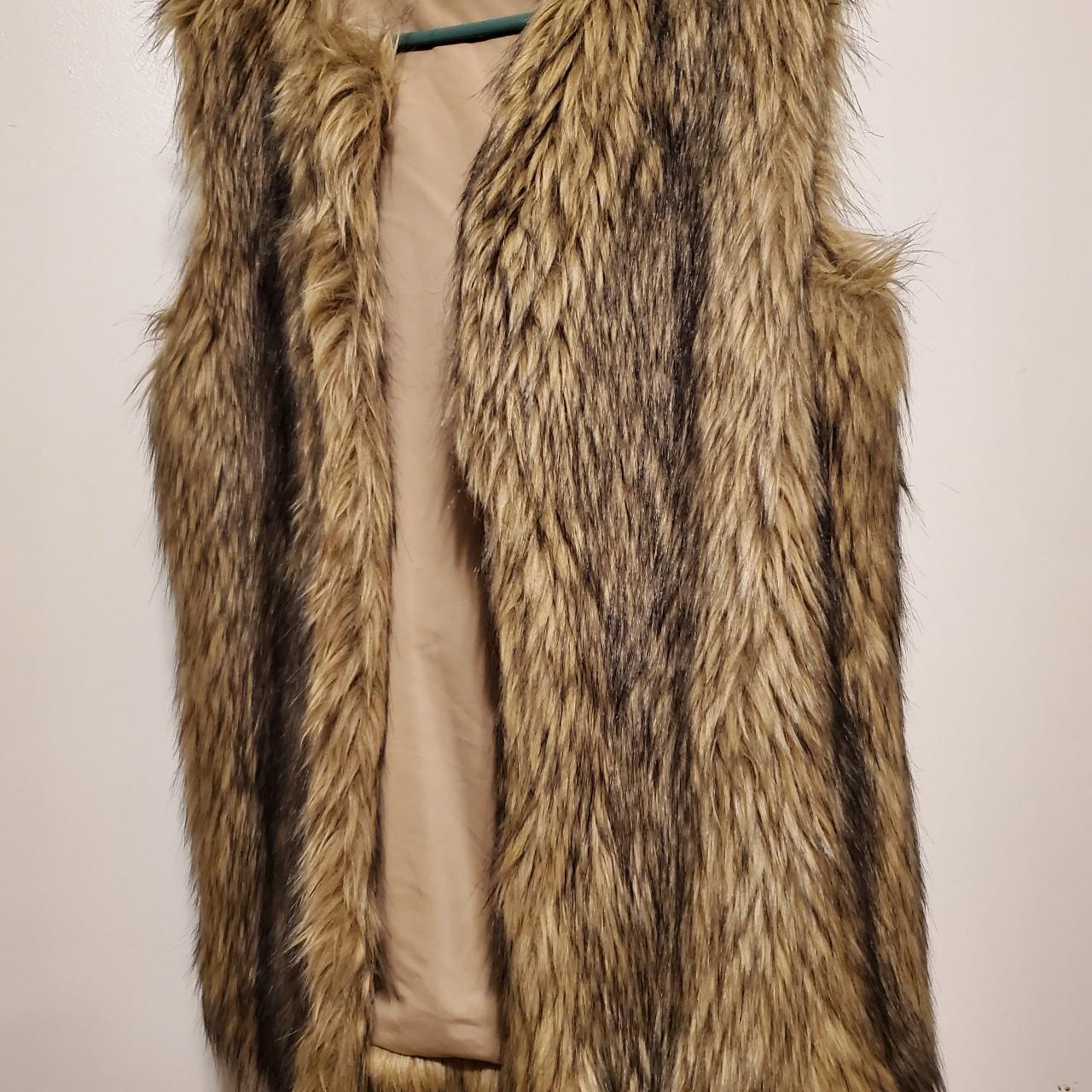 Merona fur outlet vest