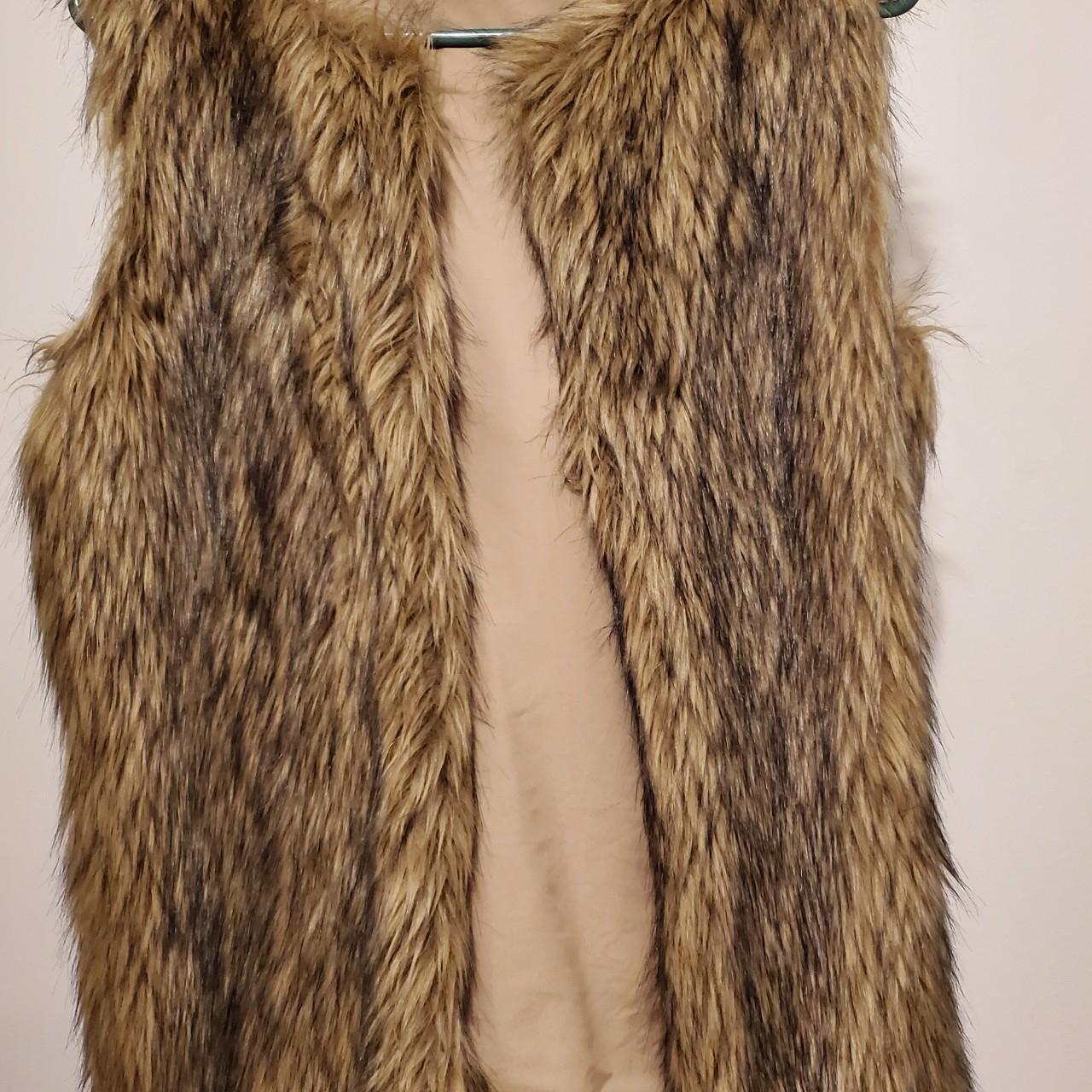 Merona fur outlet vest