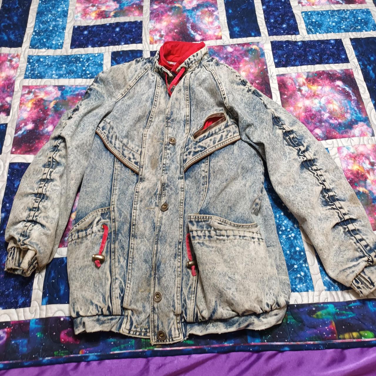 Vintage/old school denim jacket. It's really thick... - Depop